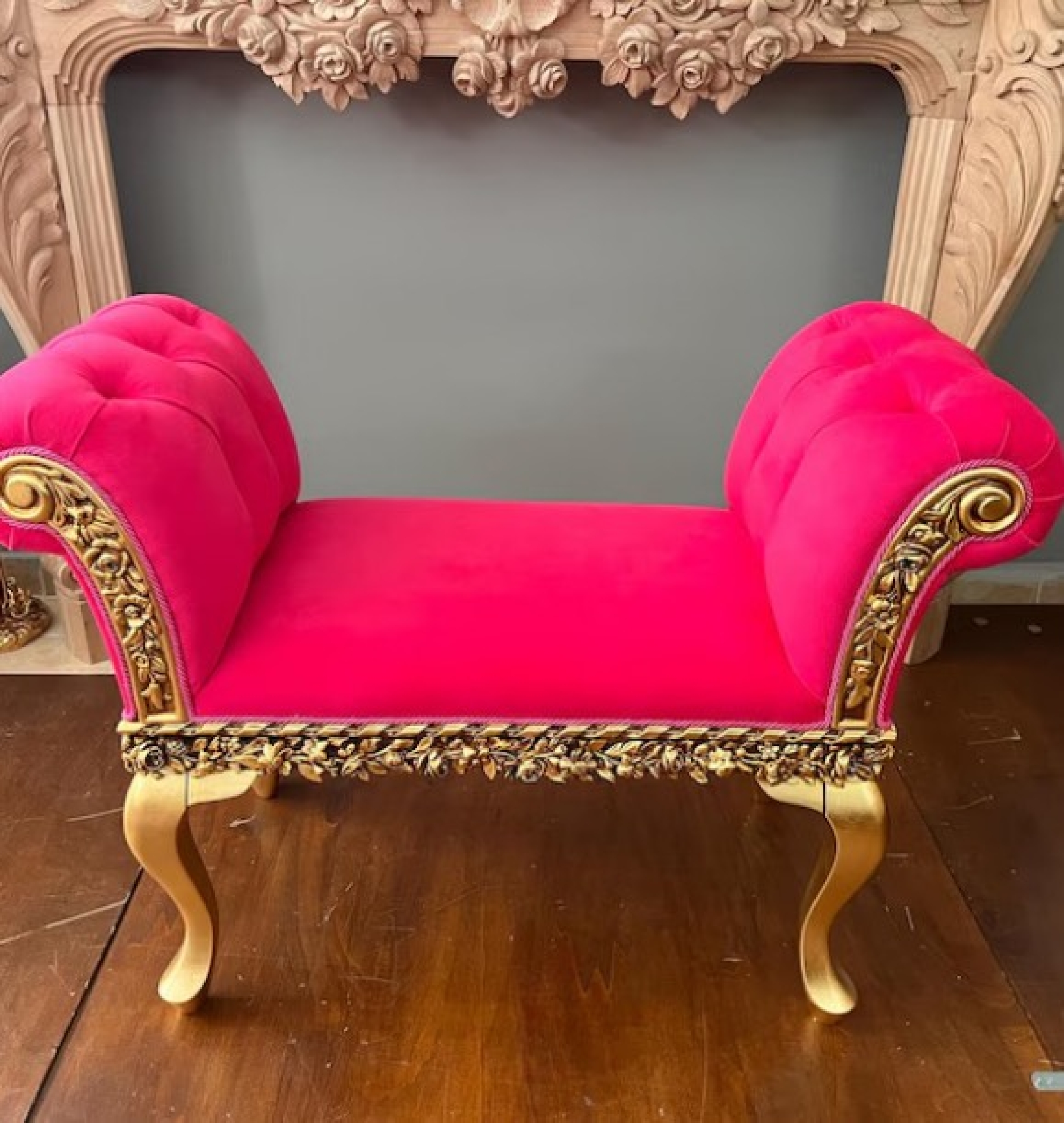 magenta bench
