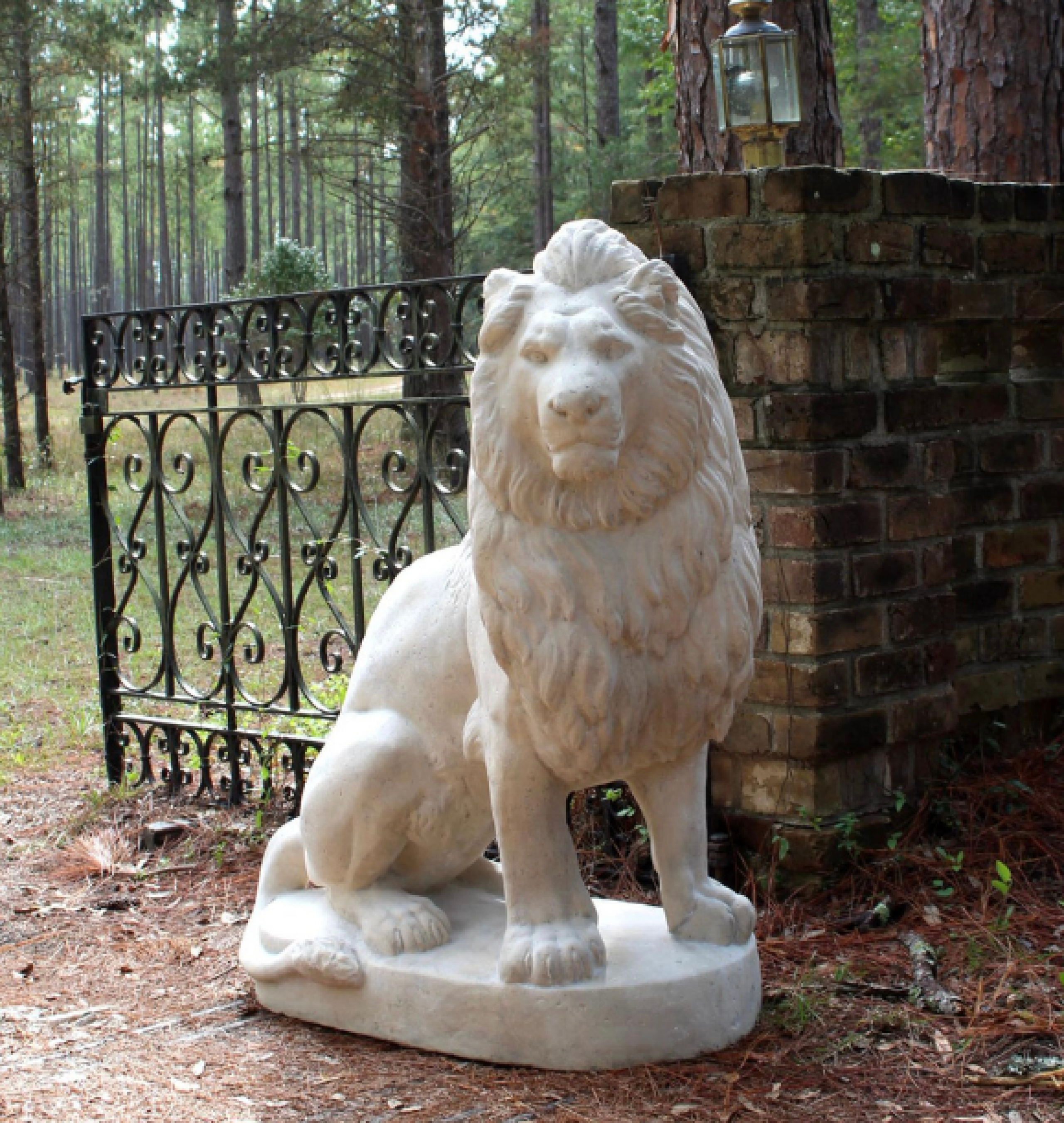 lion statues