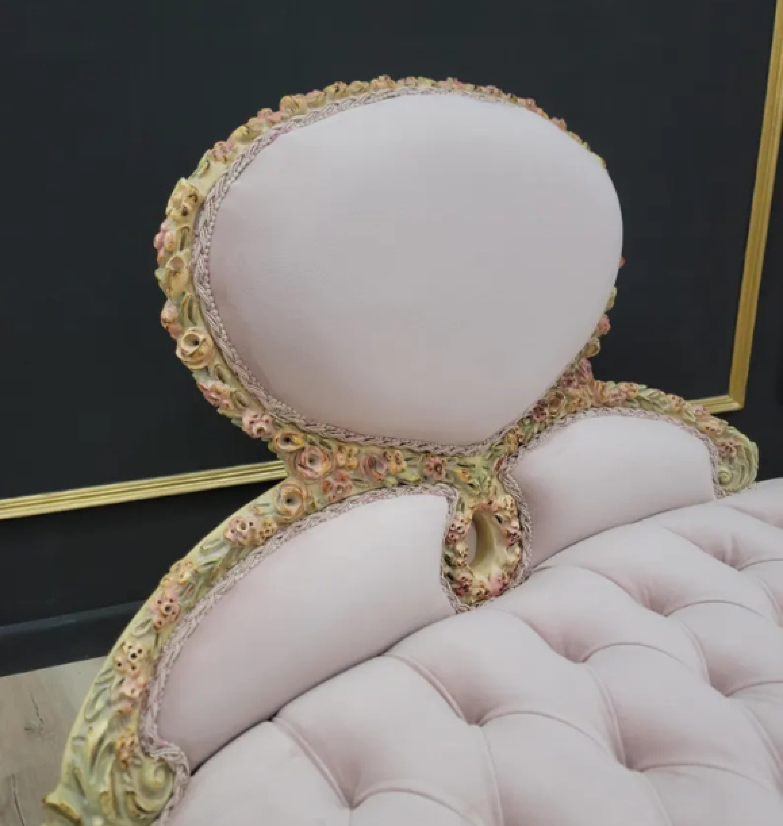 rose settee