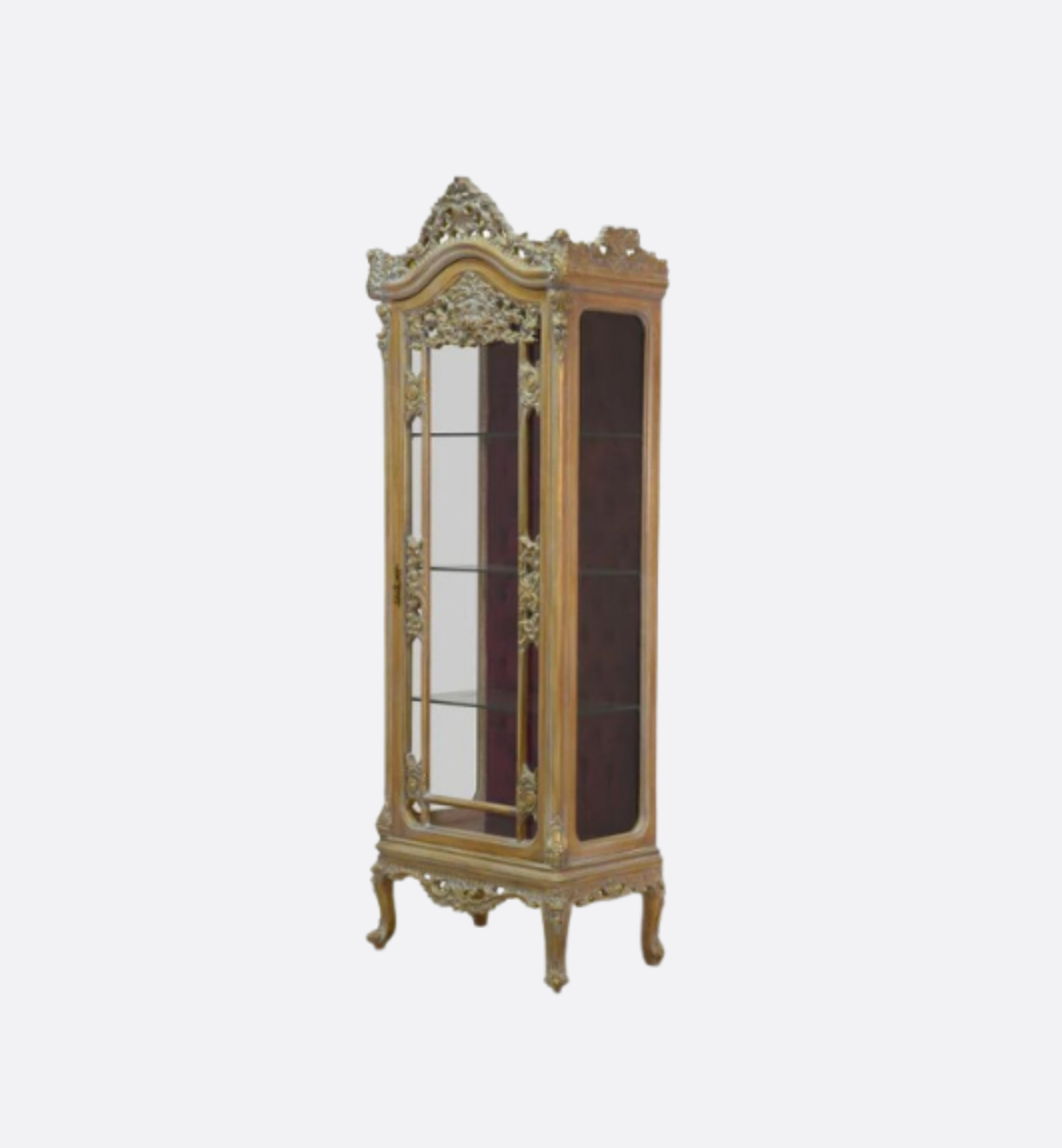 gold vitrine