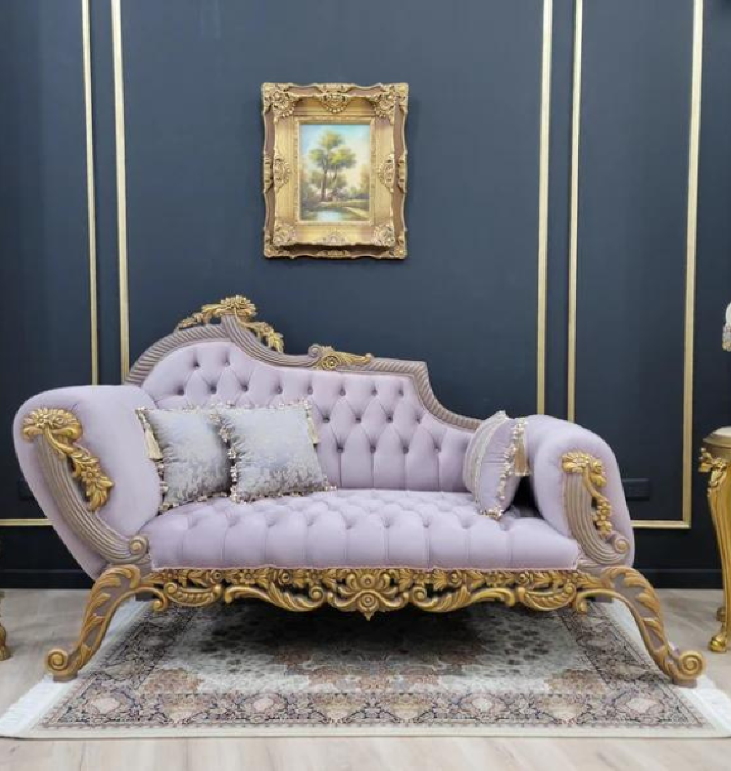 lavender  chaise