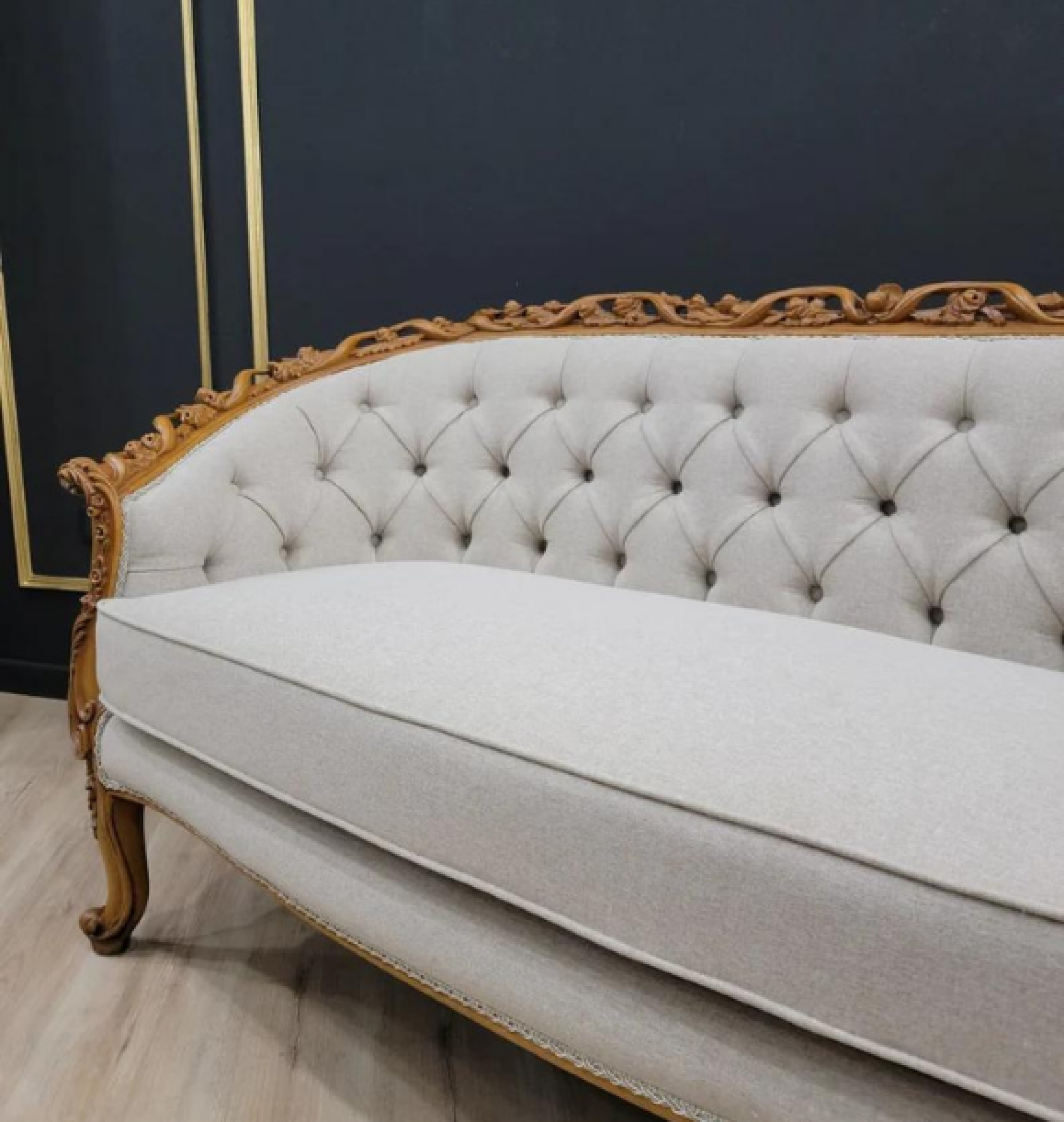 beige sofa