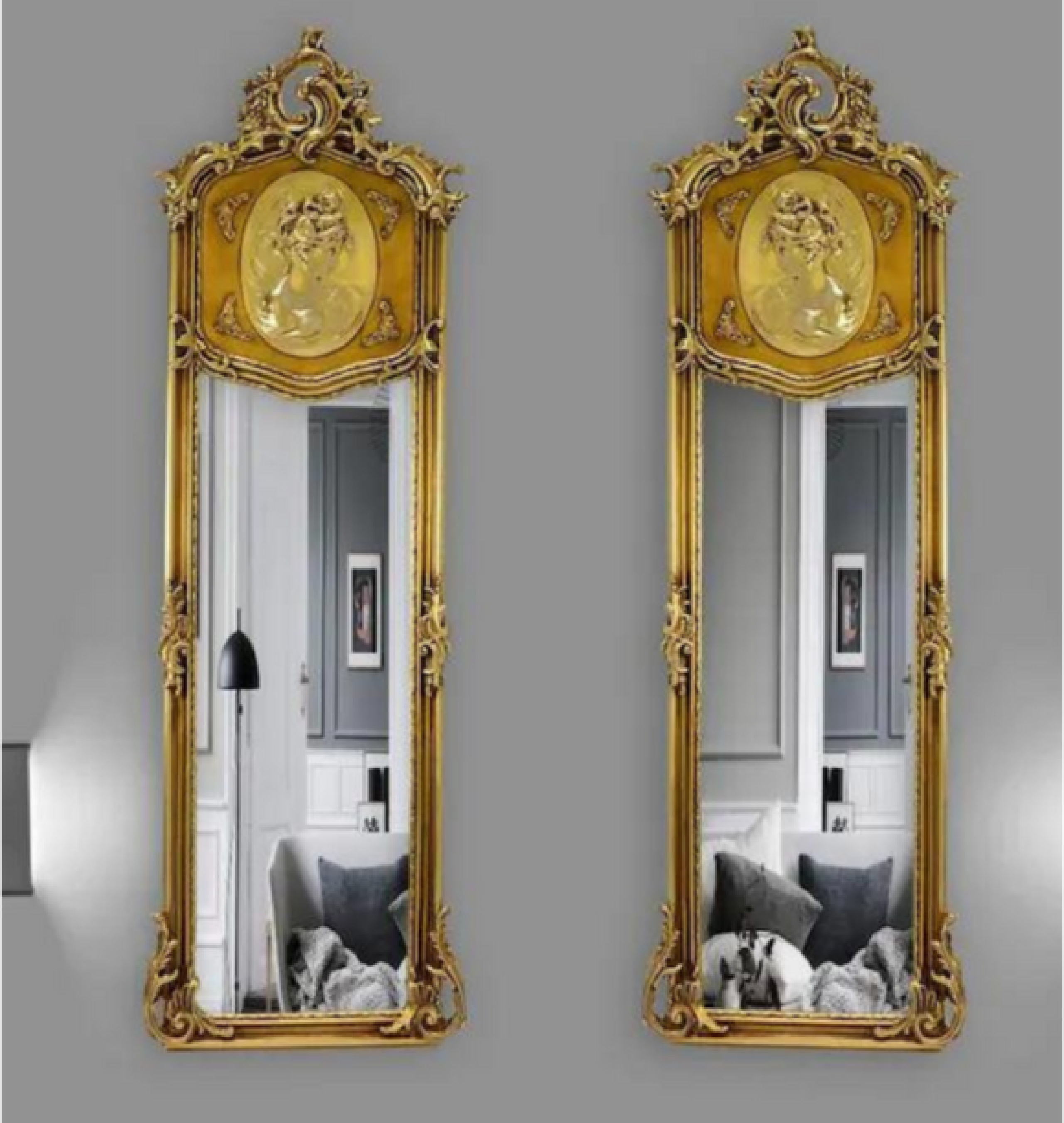 gold mirror