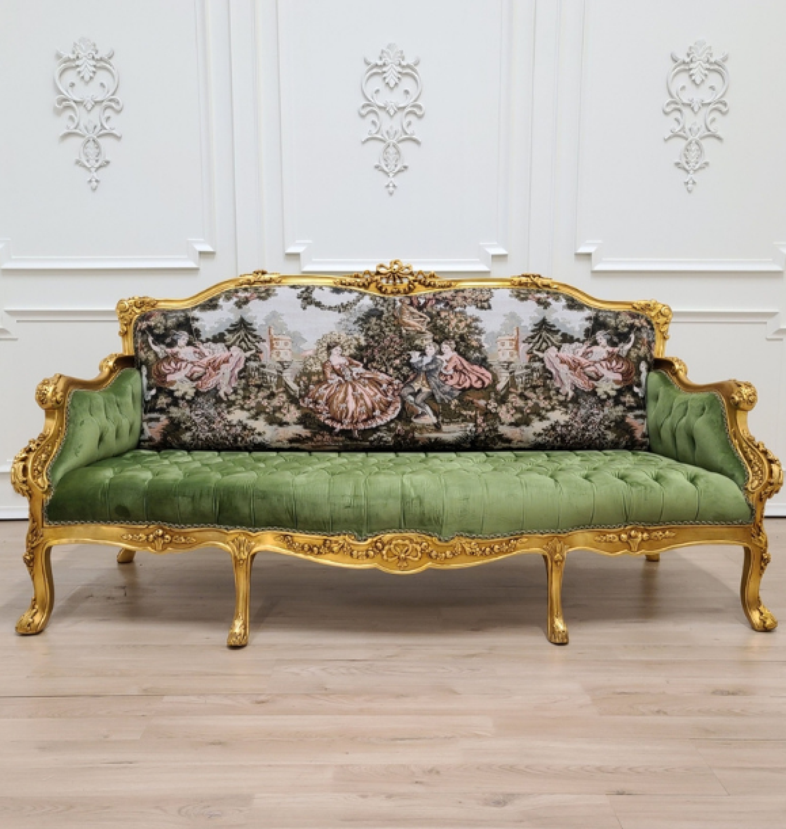 olive sofa