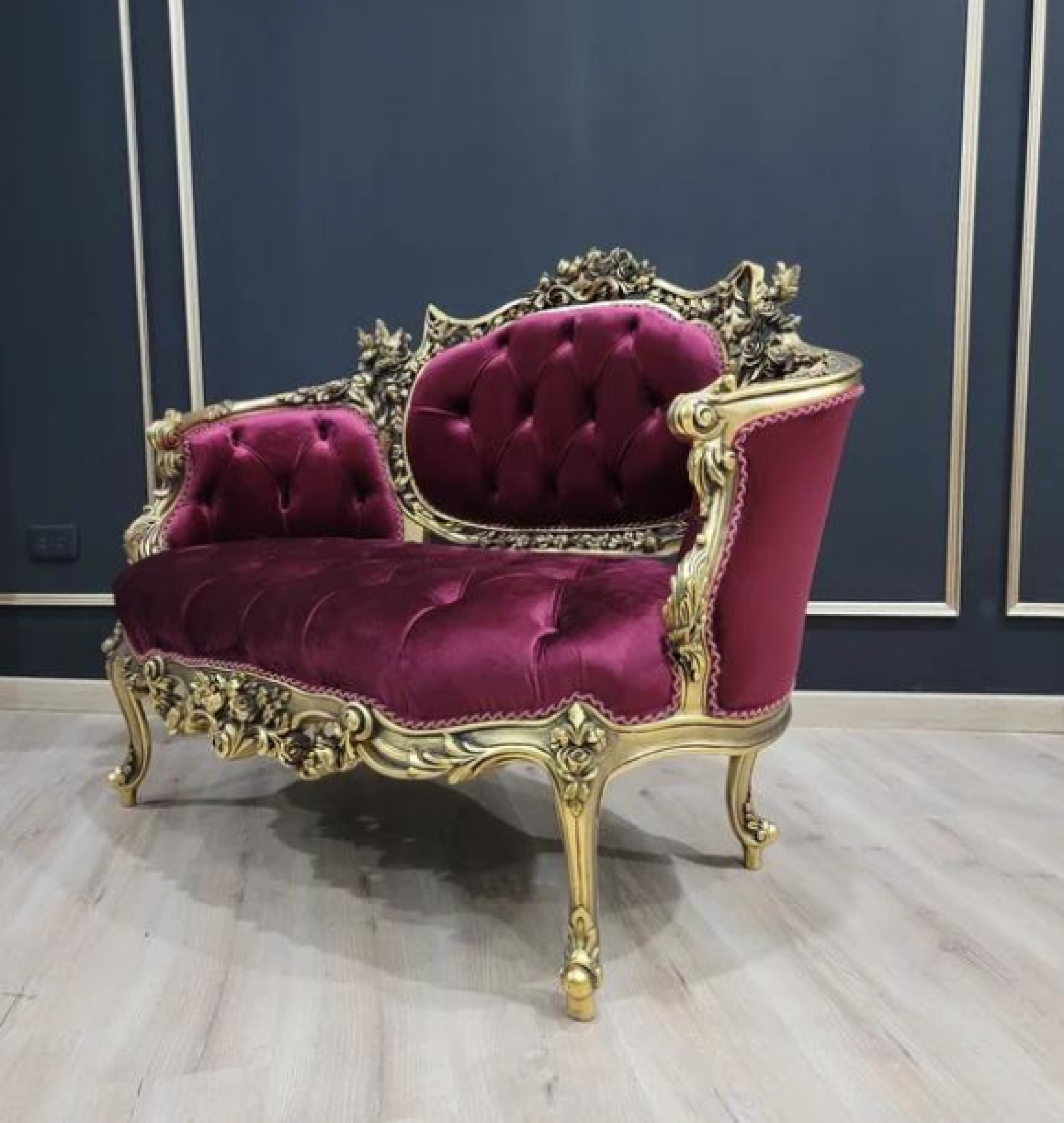 violet  settee