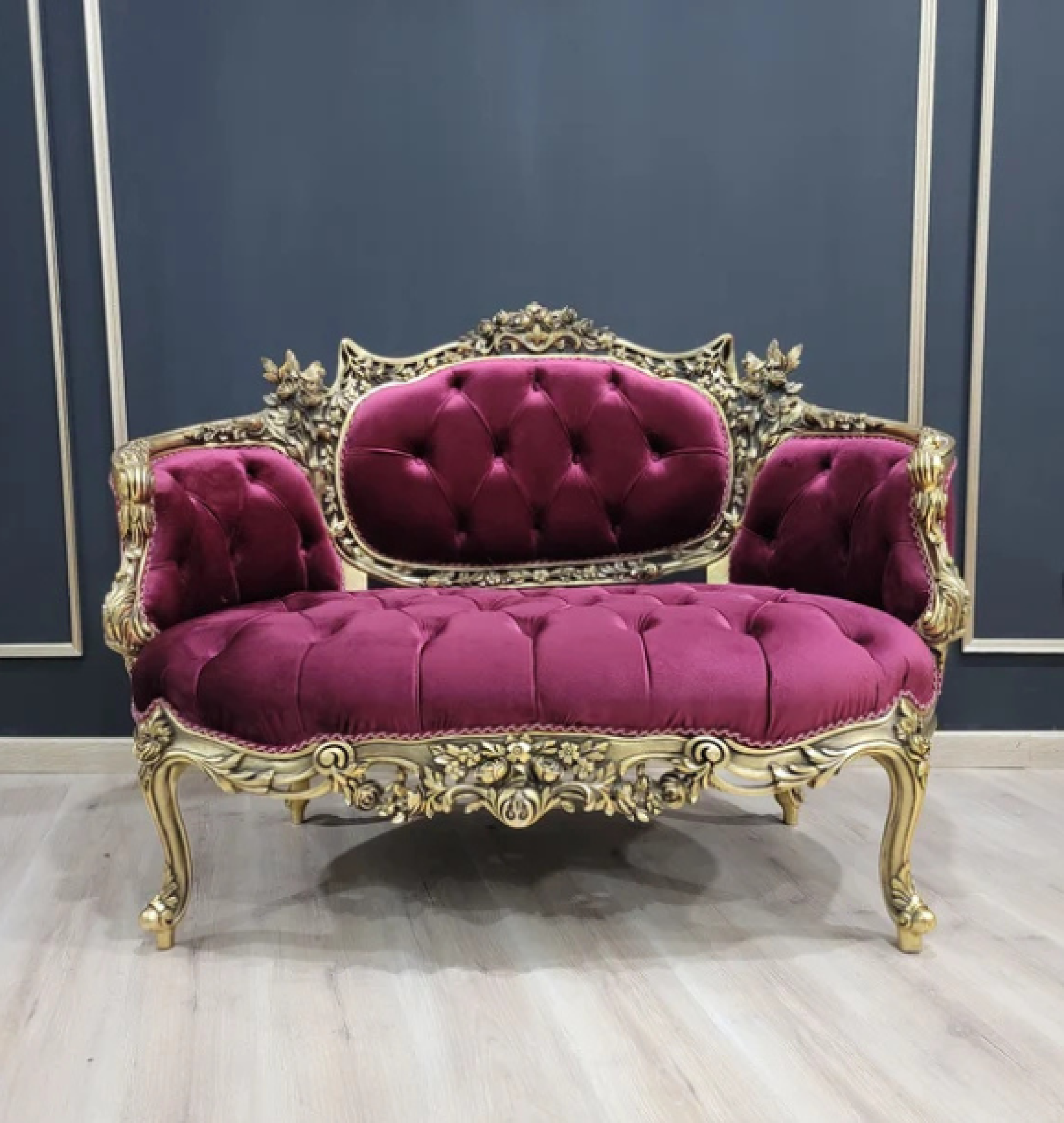 violet  settee