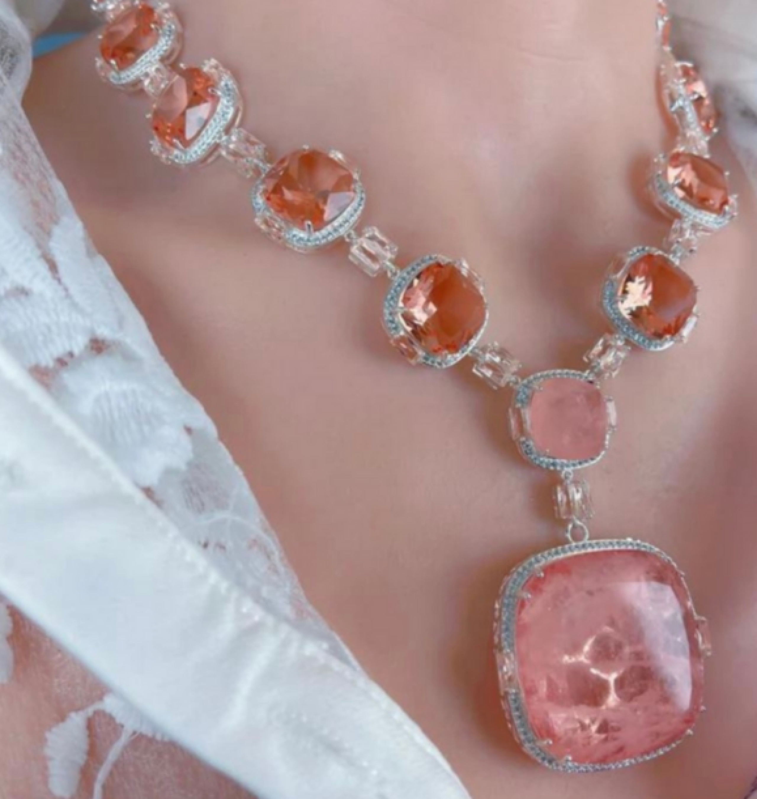 morganite choker
