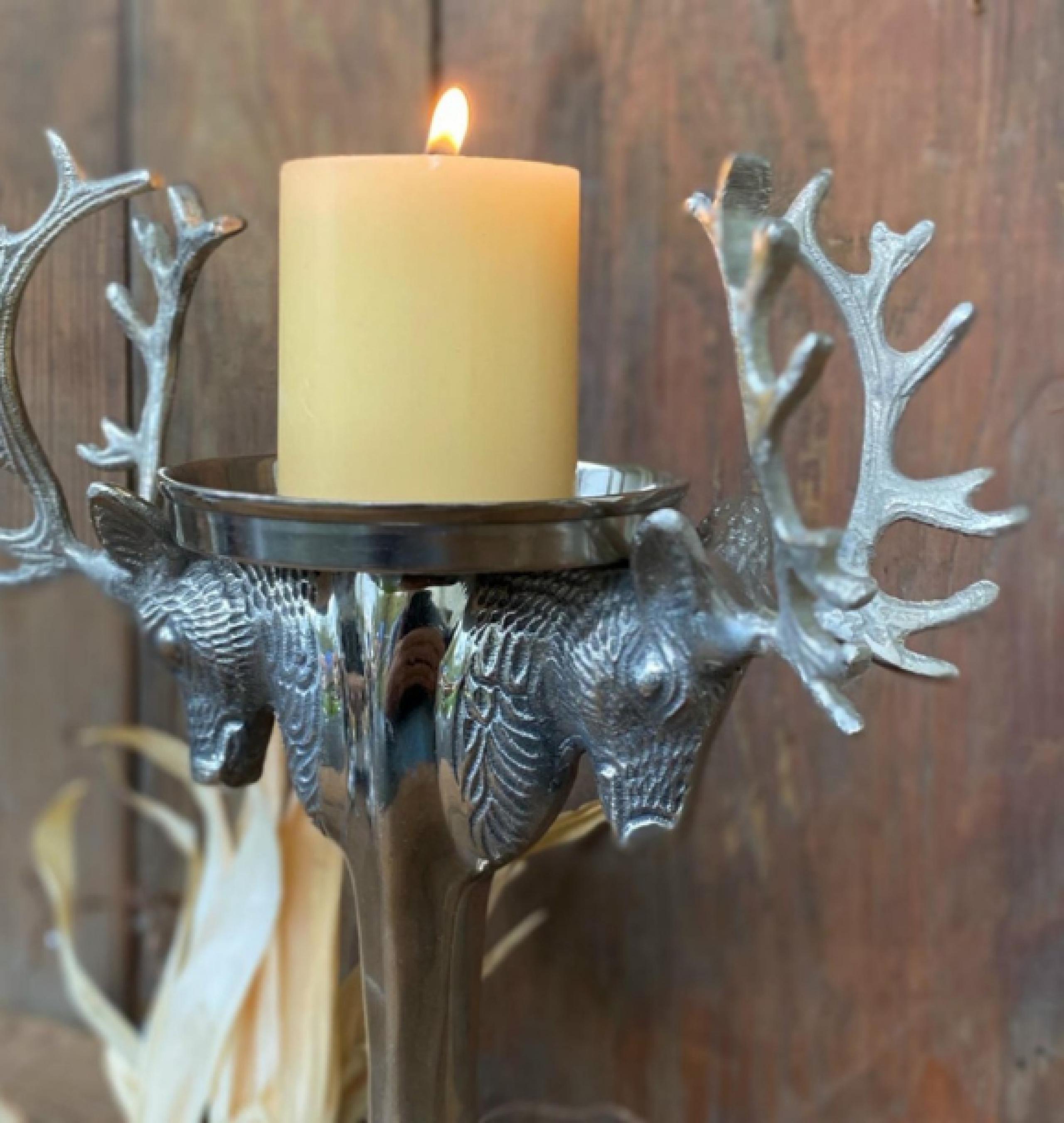rustic candelabra