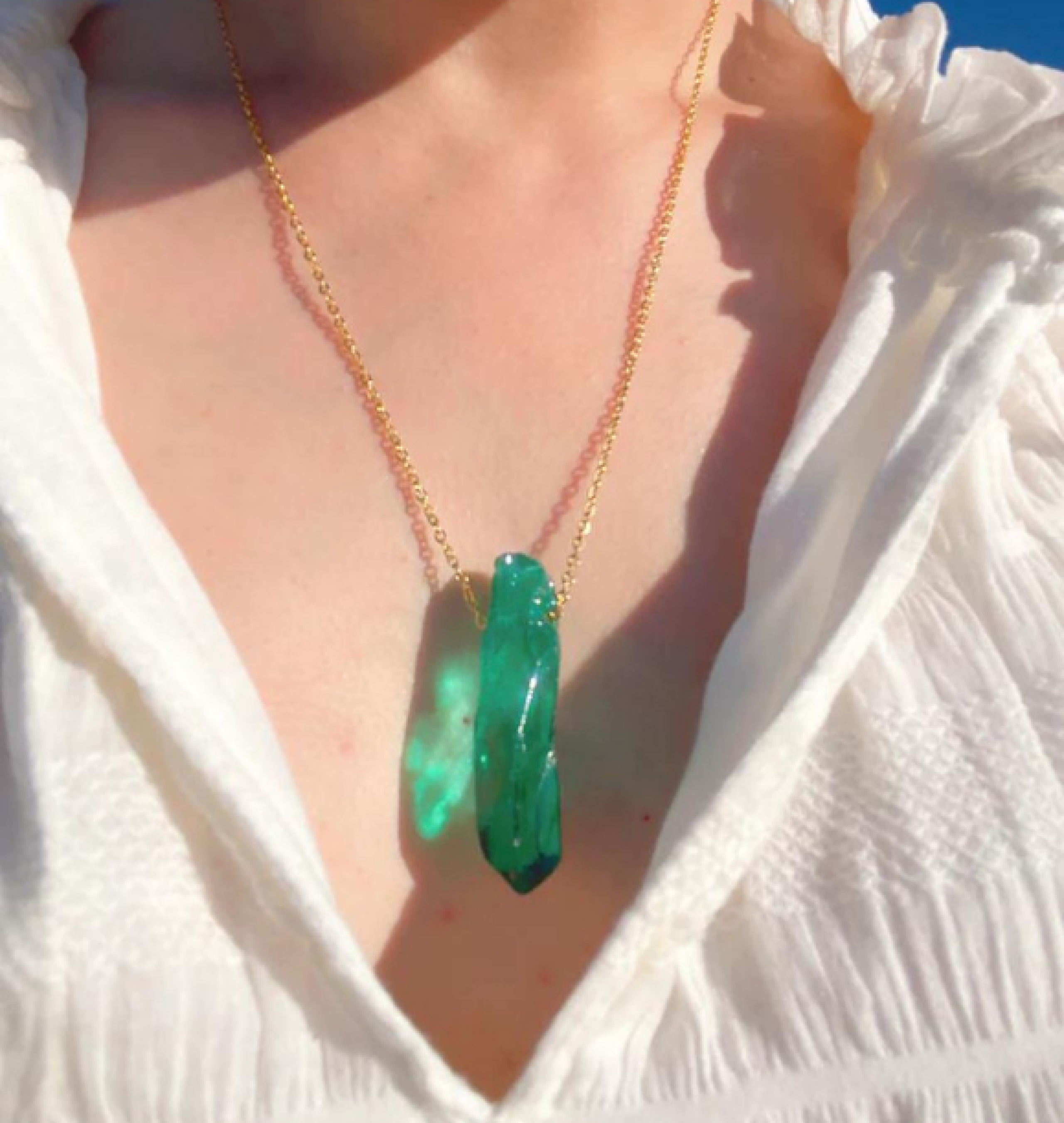 emerald necklace