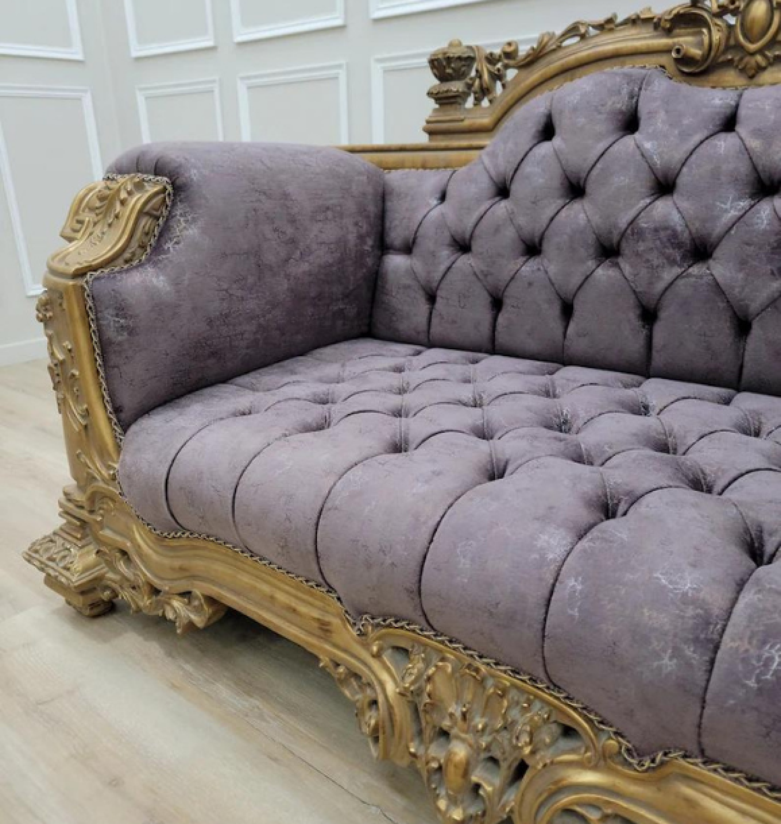 lilac sofa