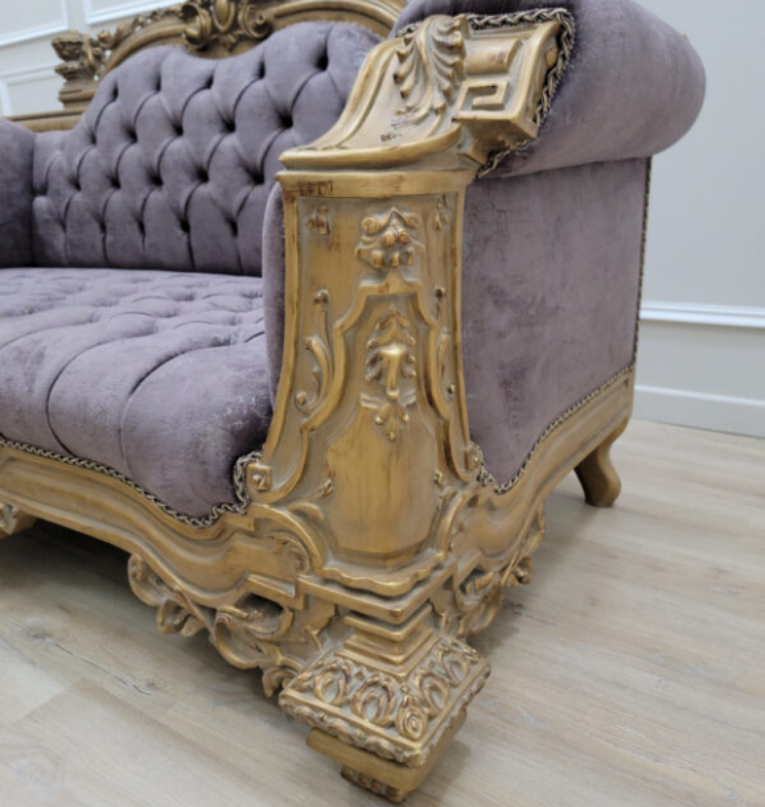 lilac sofa