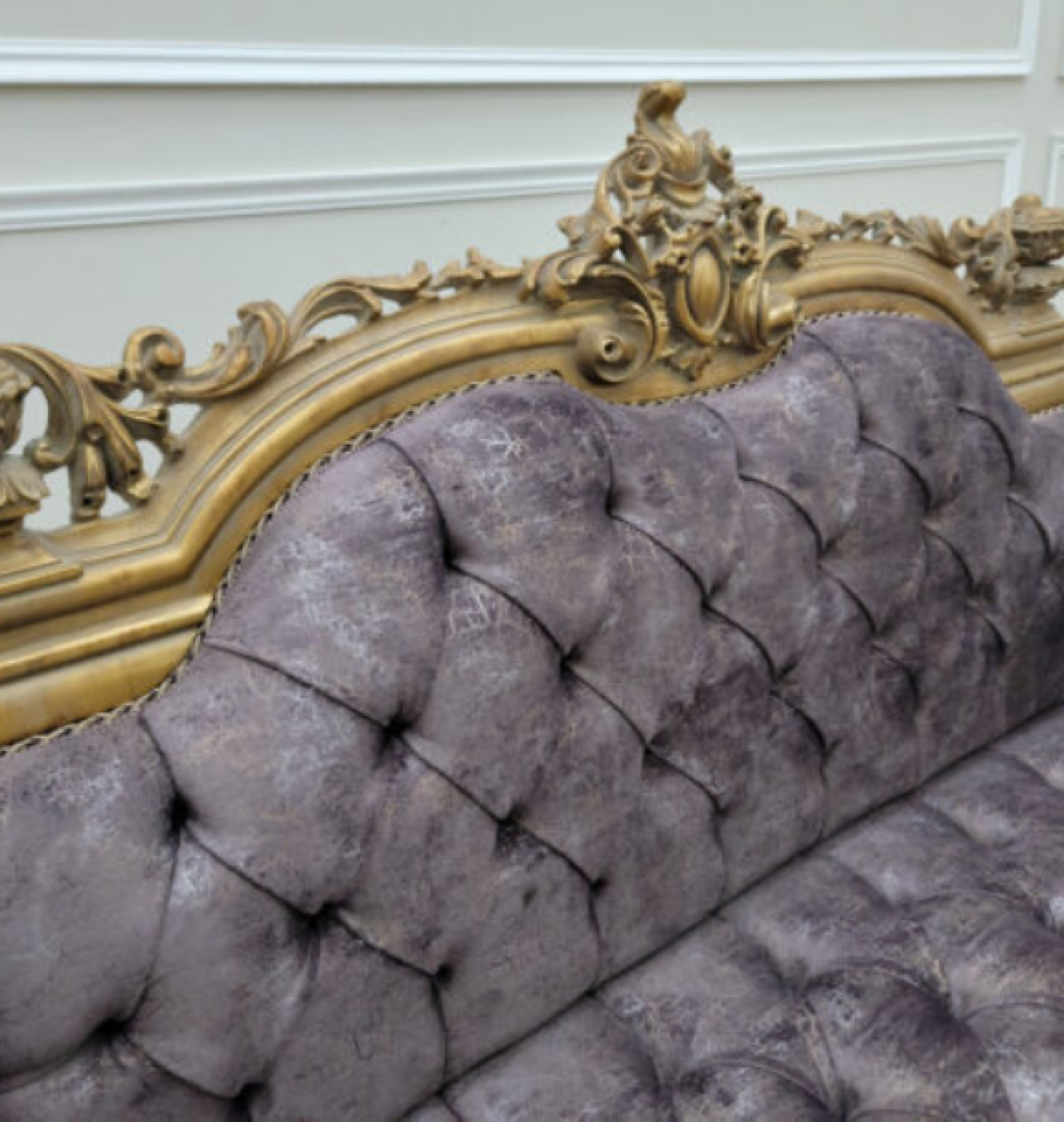 lilac sofa