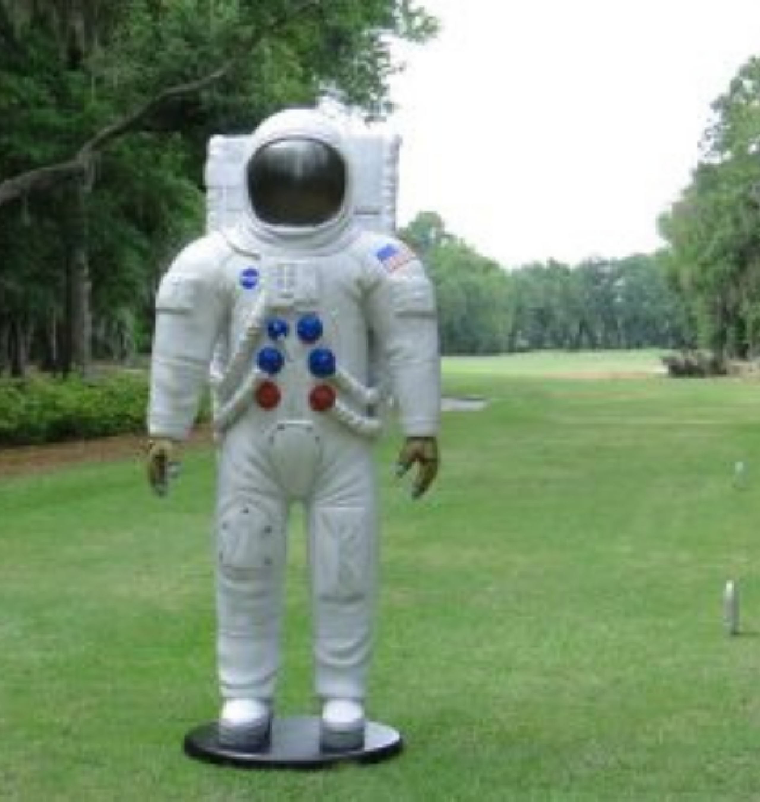 astronaut statue