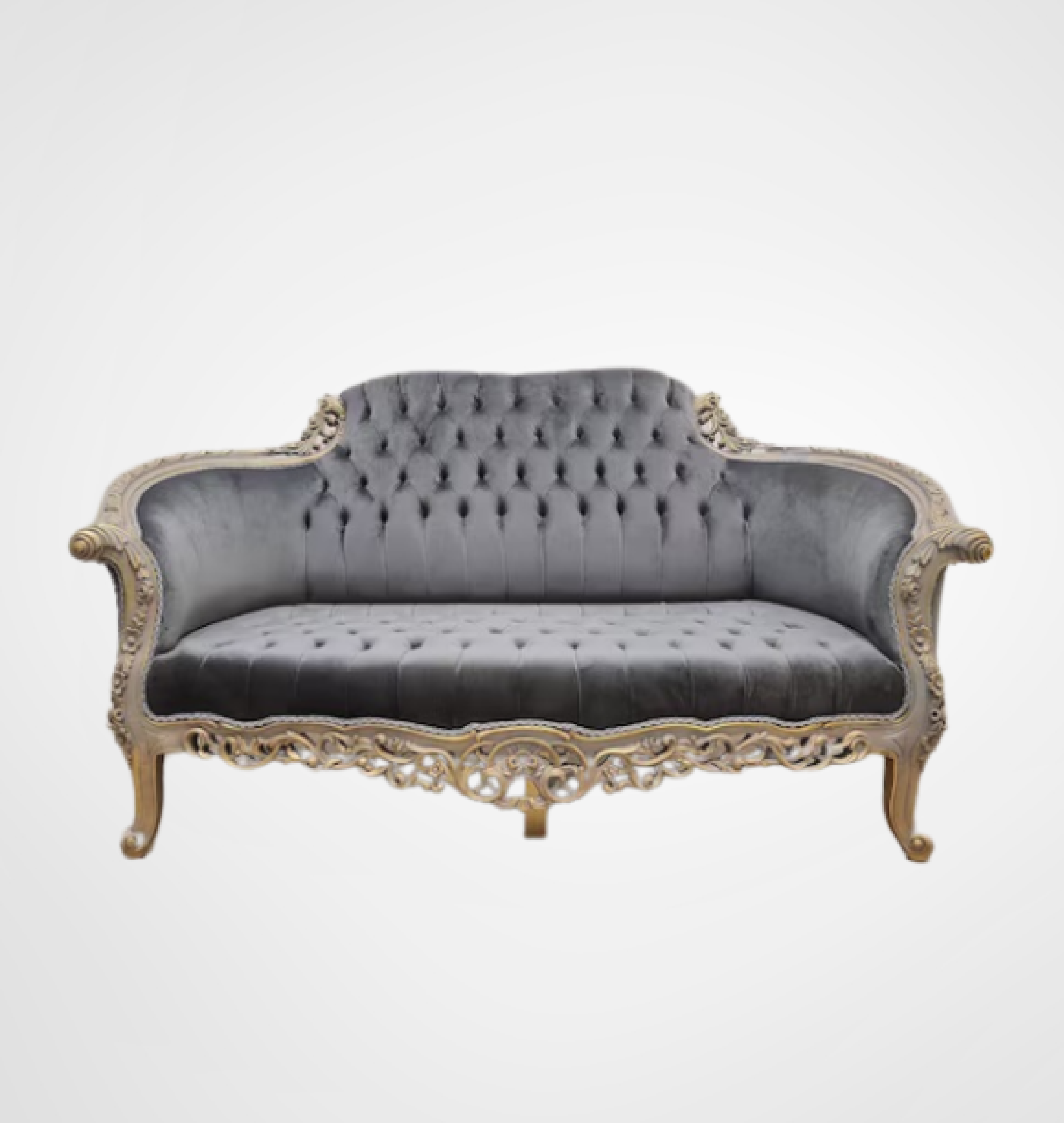 charcoal settee