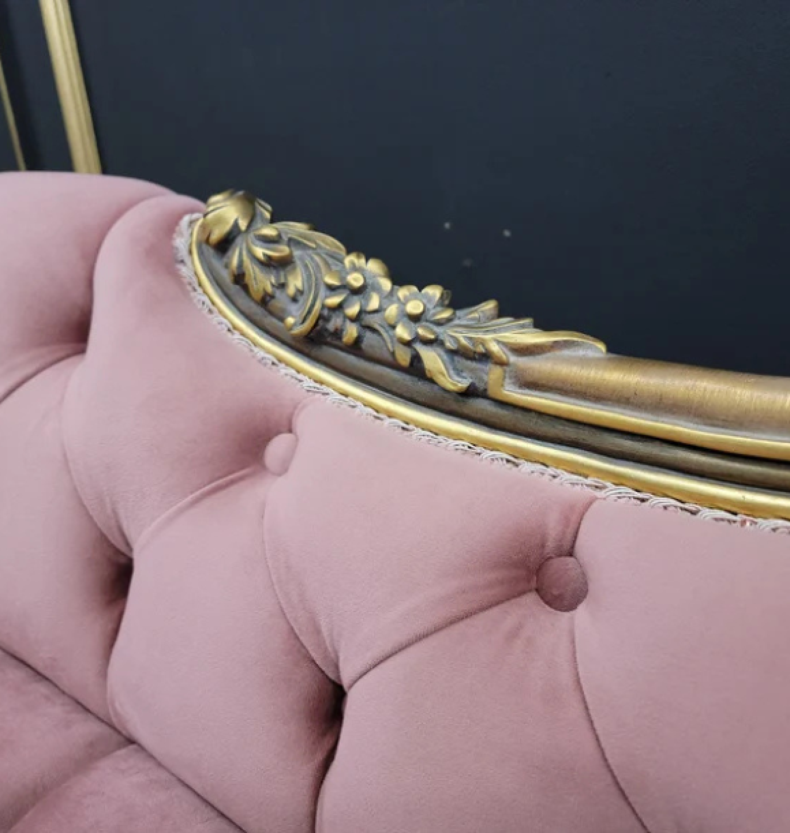 magenta chaise